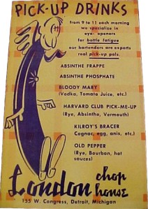 londonchophouseDRINKS