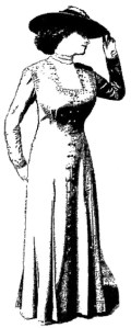dinnerdresses1909frock